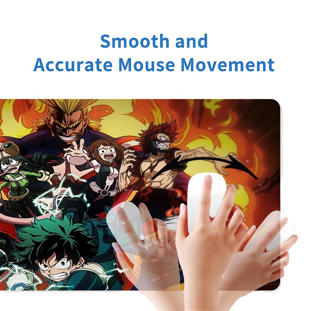 Heroic Battle Unite Large Gaming Mouse Pad Nonslip Rubber Base Waterproof Desk Mat For Office Pc Laptop