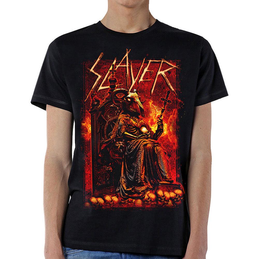 Goat Skull Slayer TShirt Cotton Graphic Tee Unisex Unisex Summer Streetwear
