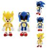30cm Super Soft Sonic Shadow The Hedgehog Plush Dolls For Kids And Adults