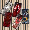 Japan Oni Samurai Yokai Mask Dragon Cases For Samsung Galaxy S24 Ultra S21 FE S23 S20 S22 Ultra S10 Plus Case Soft Funda Covers
