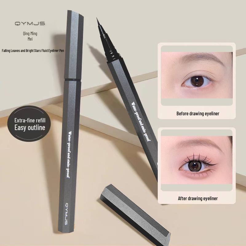 Ultra-Fine Liquid Eyeliner with Soft Tip - No Smudge for Lower Lashes
