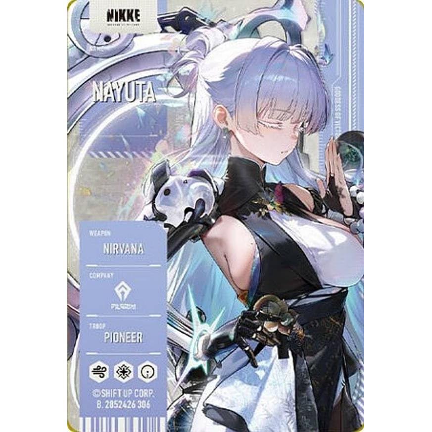 Nayuta Dea della Vittoria NIKKE Collezione Pass Metallico Ver.4