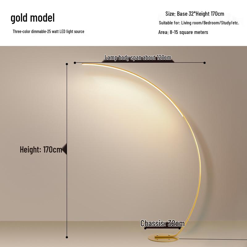Modern Luxury Fishing Floor Lamp for Living Room, Bedroom, and Study