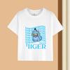 Kpop Korean Wave Witch Hunting Team Tiger Printed Children's T-shirt