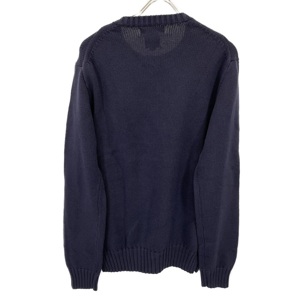 POLO RALPH LAUREN Navy Stars and Stripes Iconic Flag Knit Sweater tops NavyUsed
