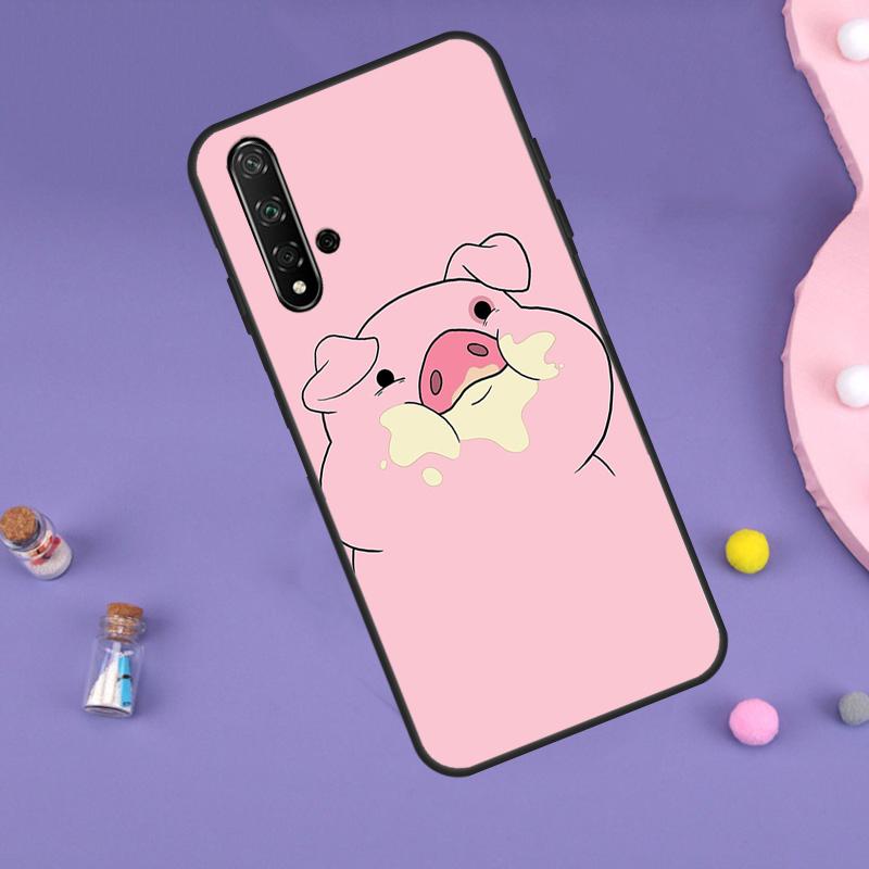 Cartoon Pig For Huawei Nova 11i 12i 8i 7i 3i 9 10 SE Y60 Y61 Y70 Y72 Y73 Y90 Y91 P20 P30 P40 Lite Case