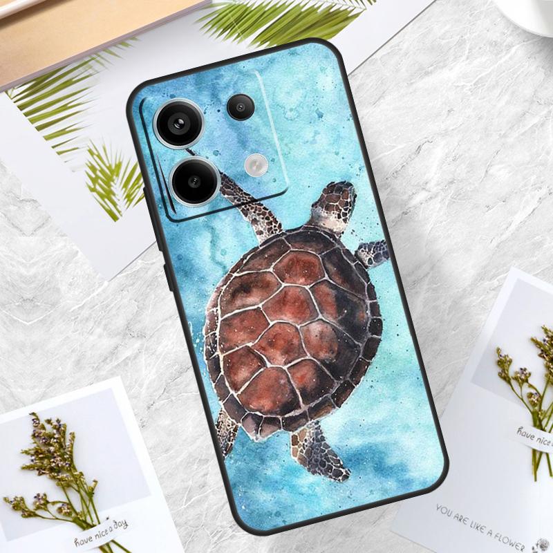 

warming green turtles Case For Xiaomi Redmi Note 14 Pro 12 11 10 13 15 Pro Plus Redmi 15 14C 10C 12C 13C 15C Cover Redmi Note 10 4G