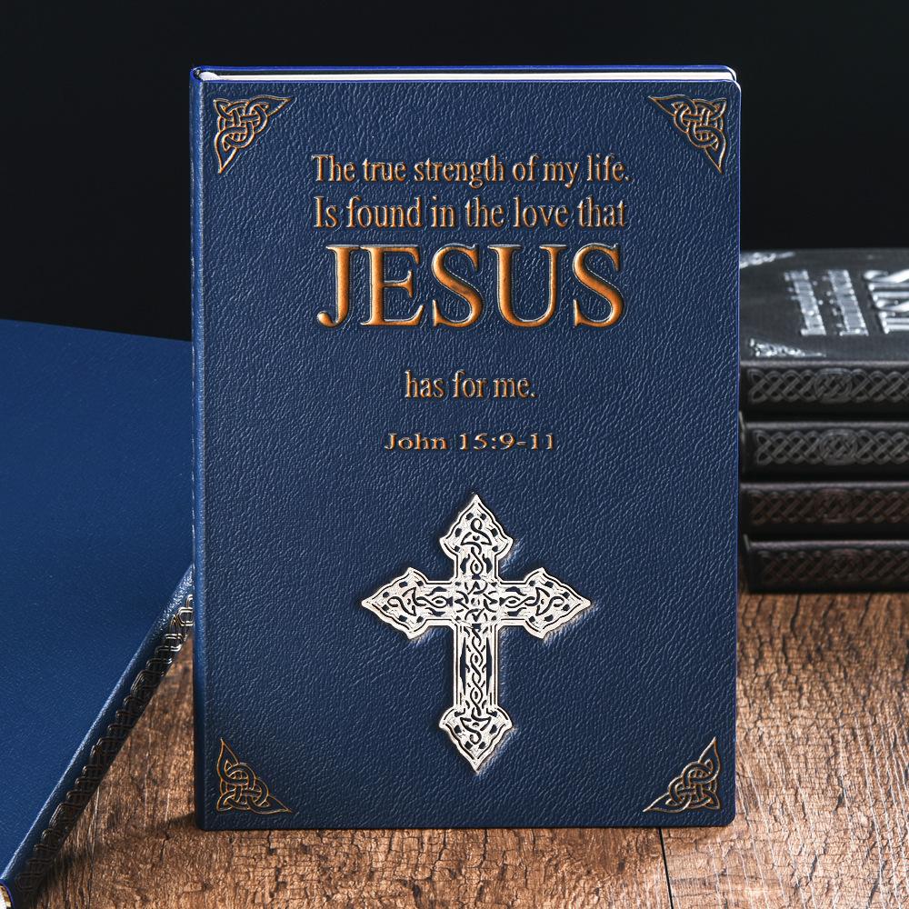 High Quality Factory Direct Price European Retro Cross Metal Patch Notepad Notebook Sub-diary Book-Gift (as the picture,None)