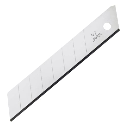 NT Cutter Replacement Blades for L-Shaped Knives, 50 Blades, 0.45mm Thick, Silver, BL-50P