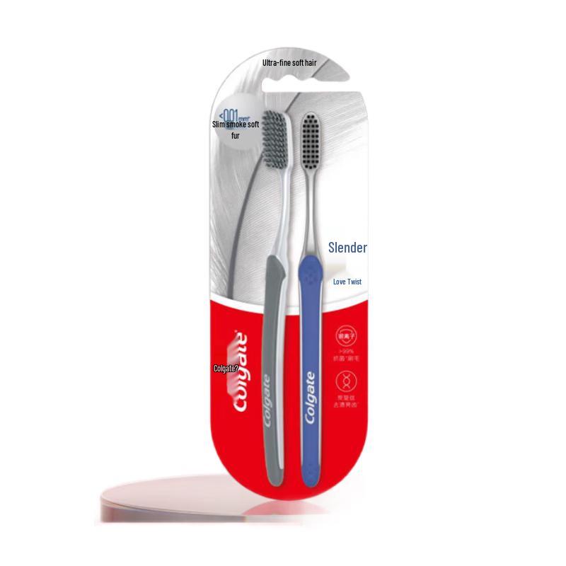 

Colgate Slim Soft Charcoal Spiral Toothbrush 2-Pack