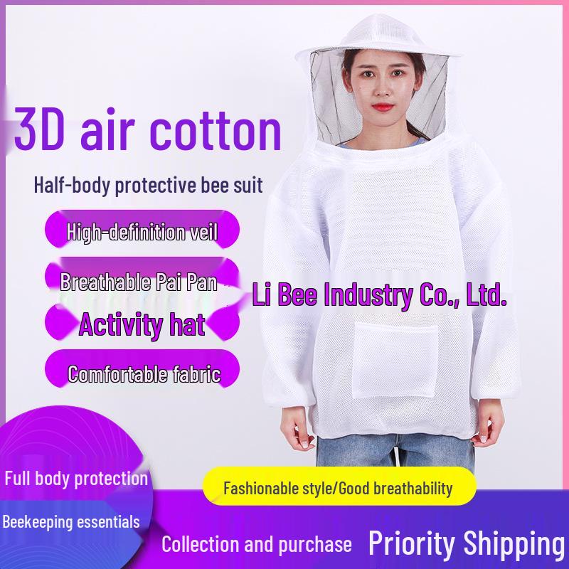Bee Suit Breathable Full Set, Hornet & Honey Bee Protective Beekeeping Suit