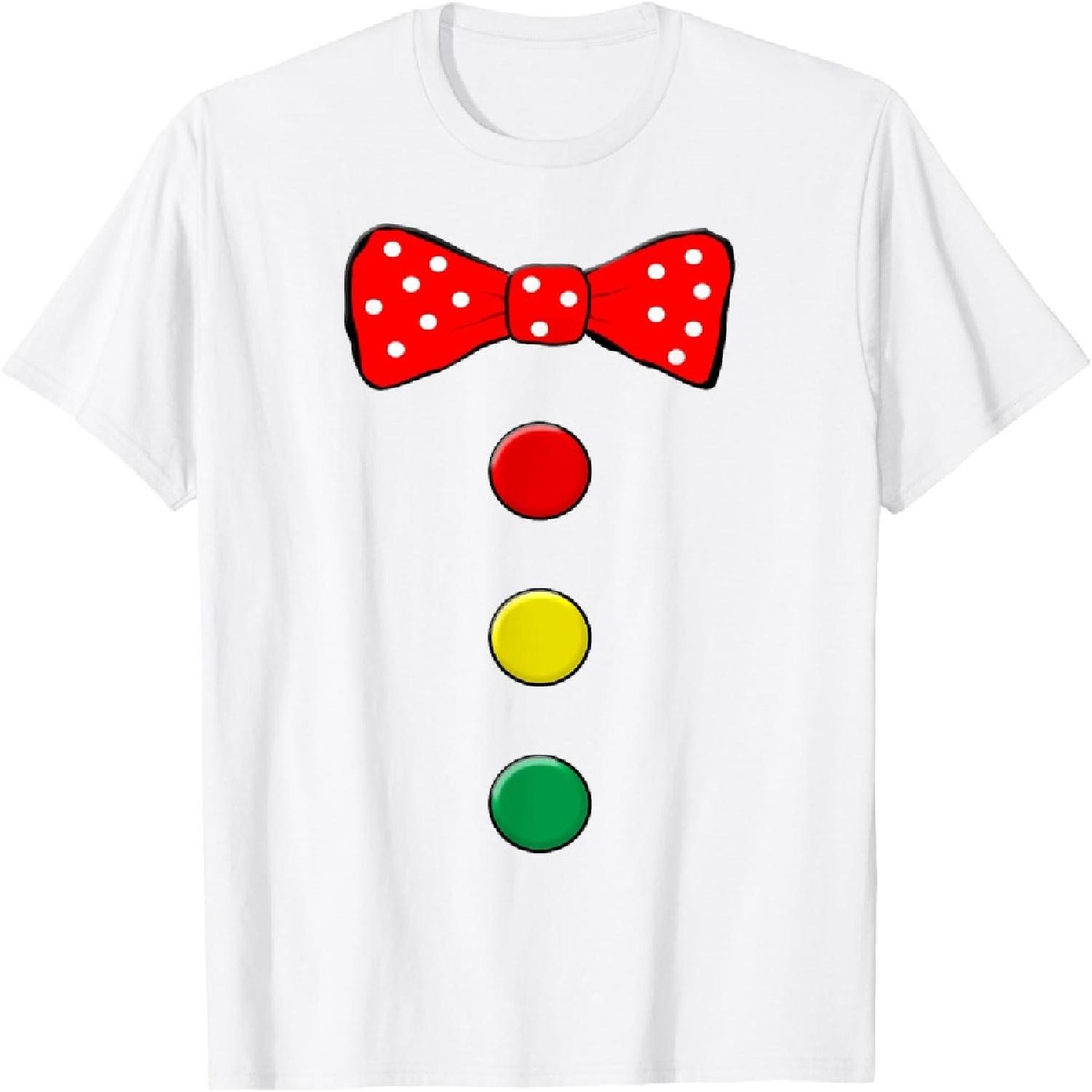 Clown Costume Halloween Funny Circus Clown Matching Family T-Shirt XXXXXL белый