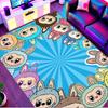 Labubu Print Rug, Washable Floor Carpet, For Entryway Dorm Laundry Room Office Study, Home Decor Birthday Christmas Gift