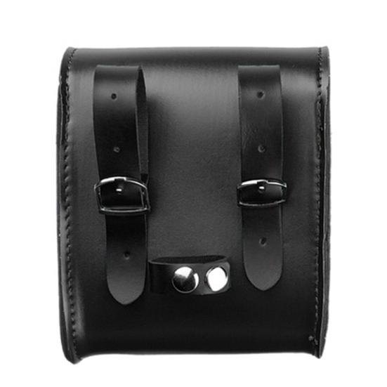 Waterproof Universal Motorcycle Faux Leather Luggage Storage Side Saddle Bag