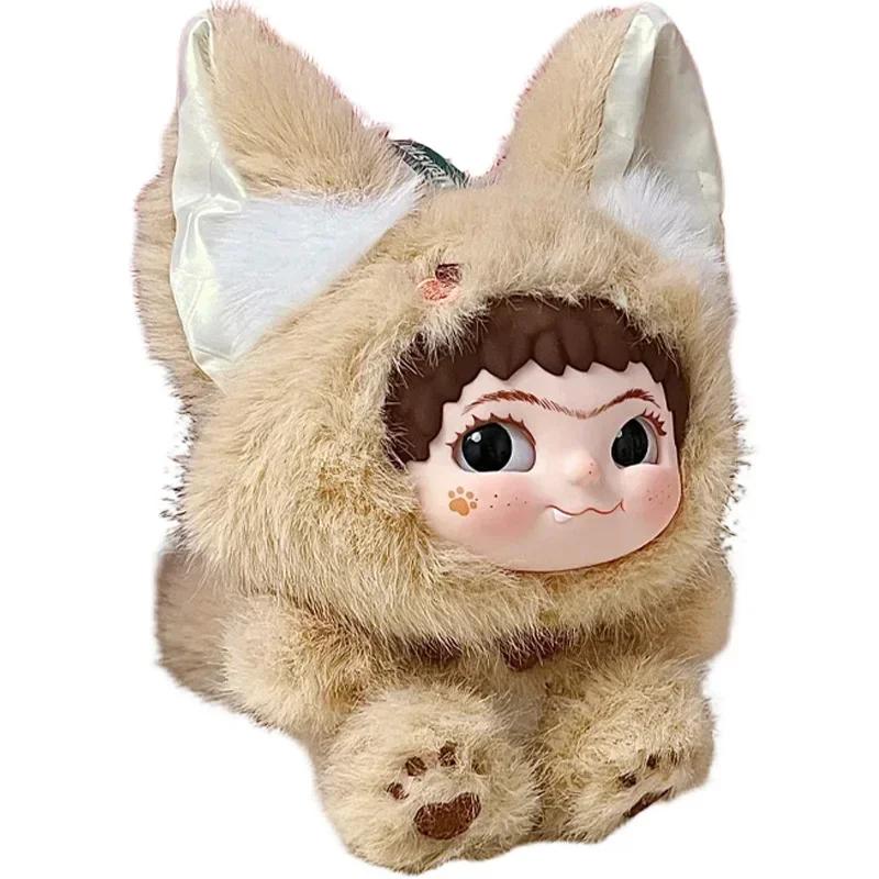 Wakuku Fuzzy Trendy Fun Party Blind Box Cute Wakuku Action Figure Mystery Box CuteDoll Bag PendantDoll Surprise Bag Gift Toy