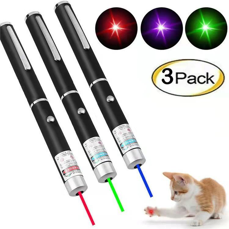 Laser Pointer Pen - Long Range Single Point Laser for Cat/Dog Pet Toy, Outdoor Hiking Presentation