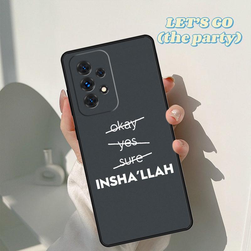 Arabic Quran Islamic Quotes Muslim Case For Samsung Galaxy A42 A31 A40 A51 A71 A32 A80 A91 A52 A72 A20e A50 A70 A11 A12 Cover