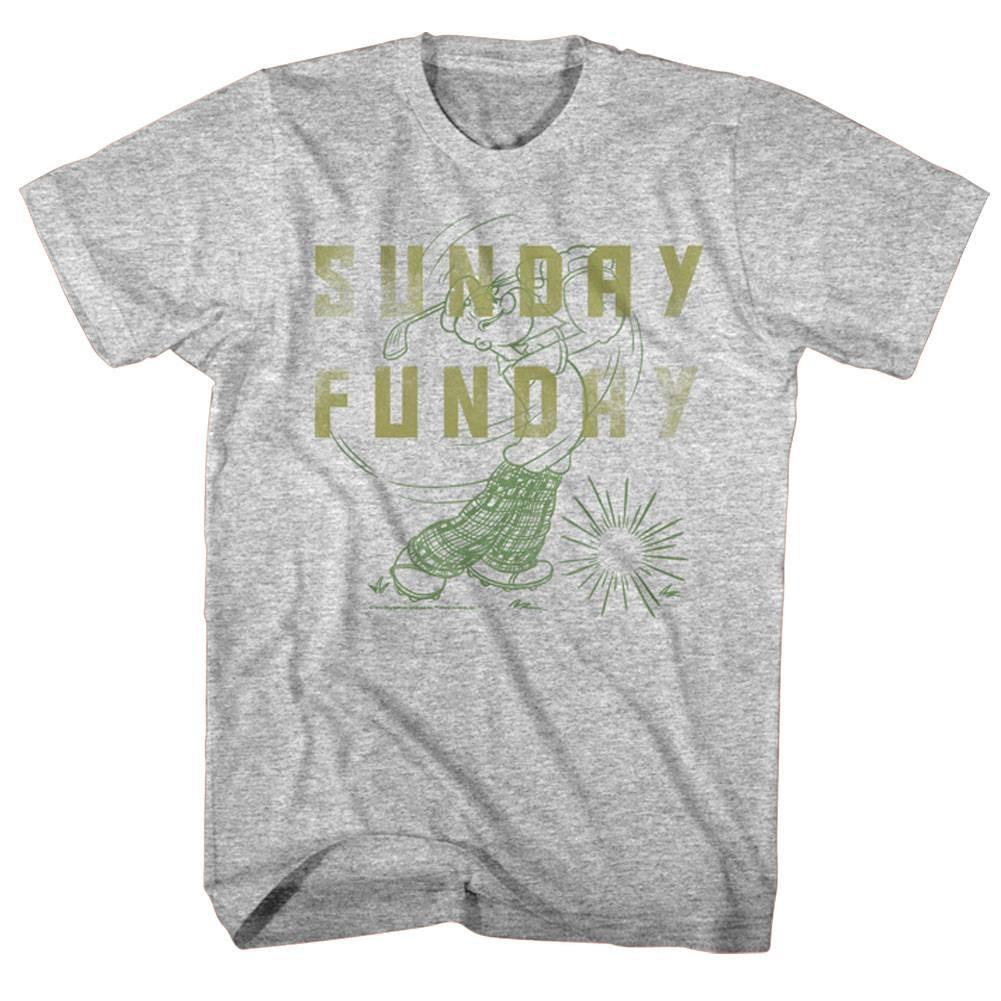 Popeye Sunday Funday Golfing Men T Shirt XXXL