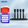 HDCON HT-D840S1 Professional 4-Channel UHF Wireless Microphone System (CN Version)