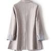 Spring and Autumn Women's Plus Size Button Models Slim and Thin Solid Colour Comfortable Commuting Versatile Suit Jacket