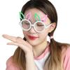 Costume Glasses Easter Egg Eyeglasses Frame Easter Party Photo Props Pretend Eyewear Fun Party Eyewear Cosplay