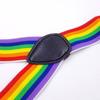 Fashionable Rainbow Braces and Striped Bowtie Set Perfect for Birthday Wedding Formal and Casual Occasion