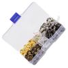 140sets Box 8mm Brass Eyelet Grommet Set Craft Clothes Accessories