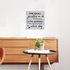 pirational Farmhouse Canvas Print Wall Art Decor One Small Positive Thought in the Morning Can Change Your Whole Day Sign Painting Plaque Rustic Home
