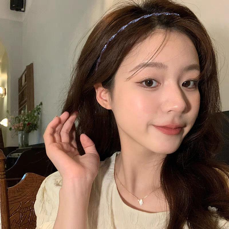 2pc Elegant European and American Minimalist Style Superfine Hairband Headband for Women Girls Retro Hair Bands Hair Accessories