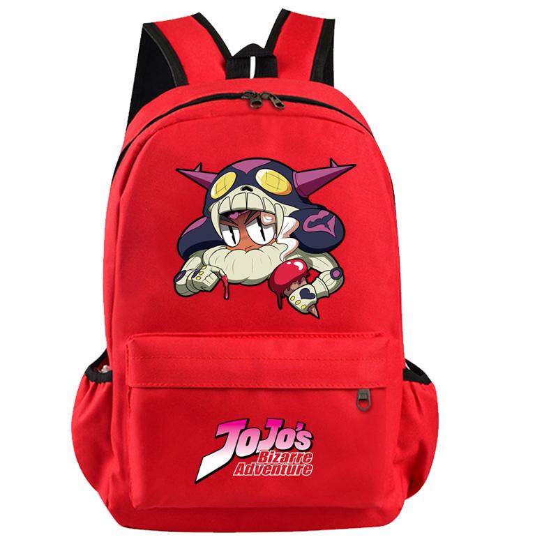 Anime Printed Adventure Backpack for Teen Gift School Bag Canvas Bookbag Girl Kawaii Rucksack Student Back To Schoolbag
