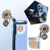 Wireless Fast Charging Aluminum Alloy 360° For Tesla Model 3/Y Holder Suspended Screen Magnetic Suction Car Phone Holder
