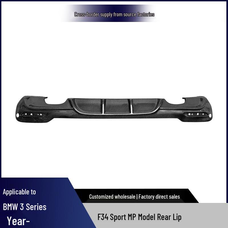 Carbon Fiber Rear Diffuser for BMW 3 Series GT F34 Sport MP Model