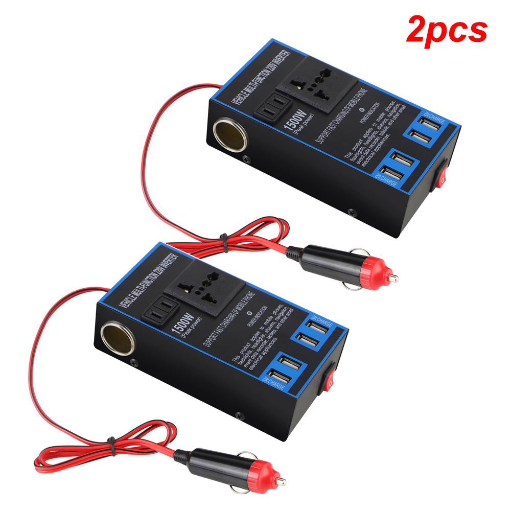 Truck Inverter DC 12V 24V To AC 110V/220V AC Converter Power Adapter USB Chargers 3.0 Cigar Lighter Plug Car Inverter Socket