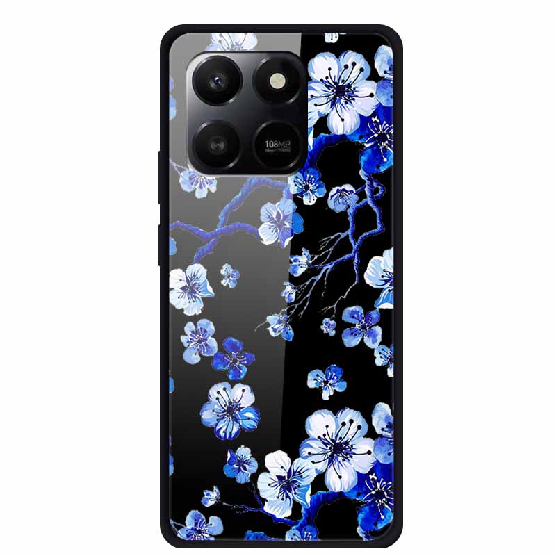 Phone Case For Honor 400 Smart Play 10T Case Luxury Cartoon Tempered Glass Hard Back Cover For Honor X7d Case Coque Funda Shell
