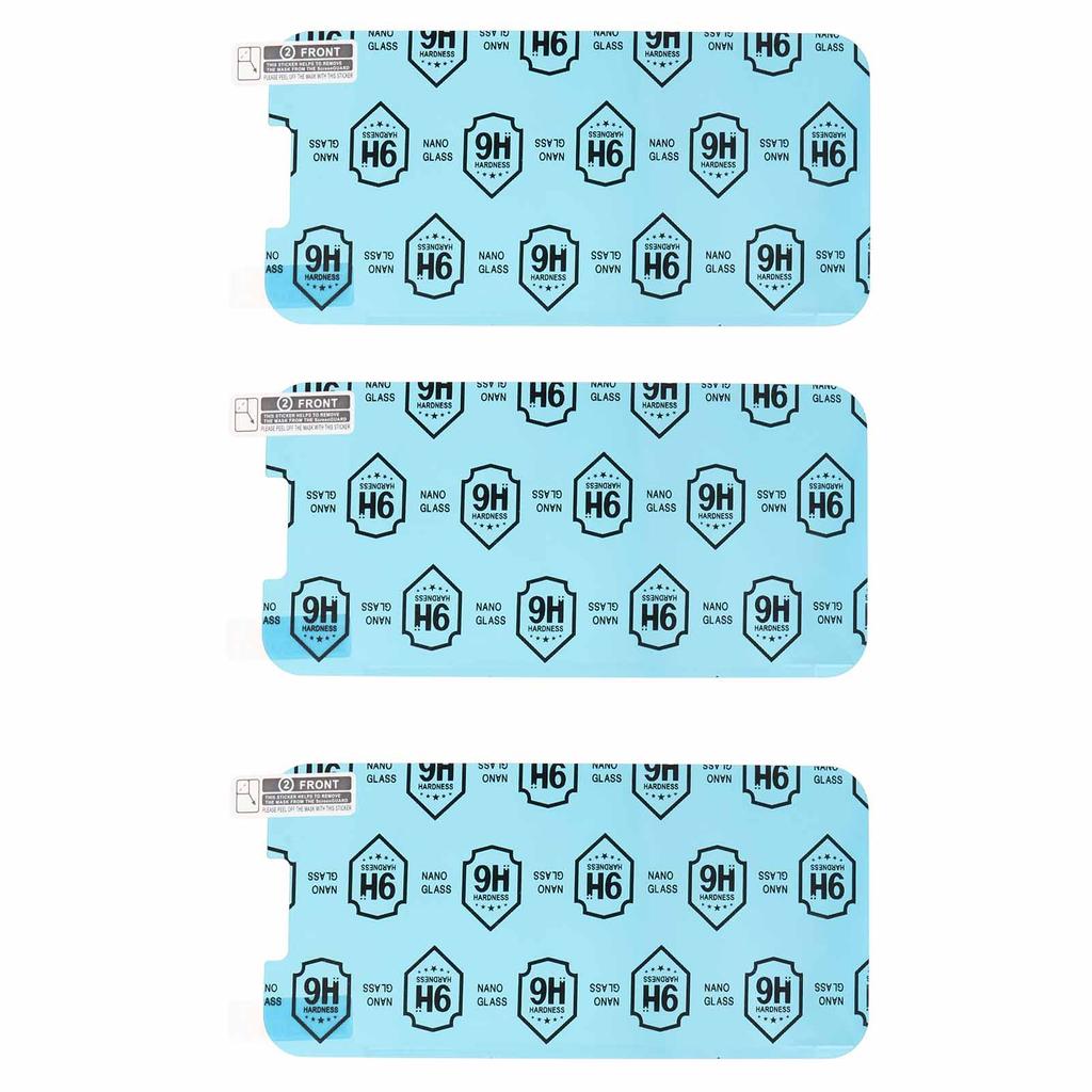 3pcs Screen Protector PET Anti Scratch Anti Fingerprint High Definition 9H Nano Explosion Proof Phone Film for IPhone 13