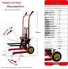 Compact Lightweight Electric Manual Hydraulic Forklift with Foldable Stacker