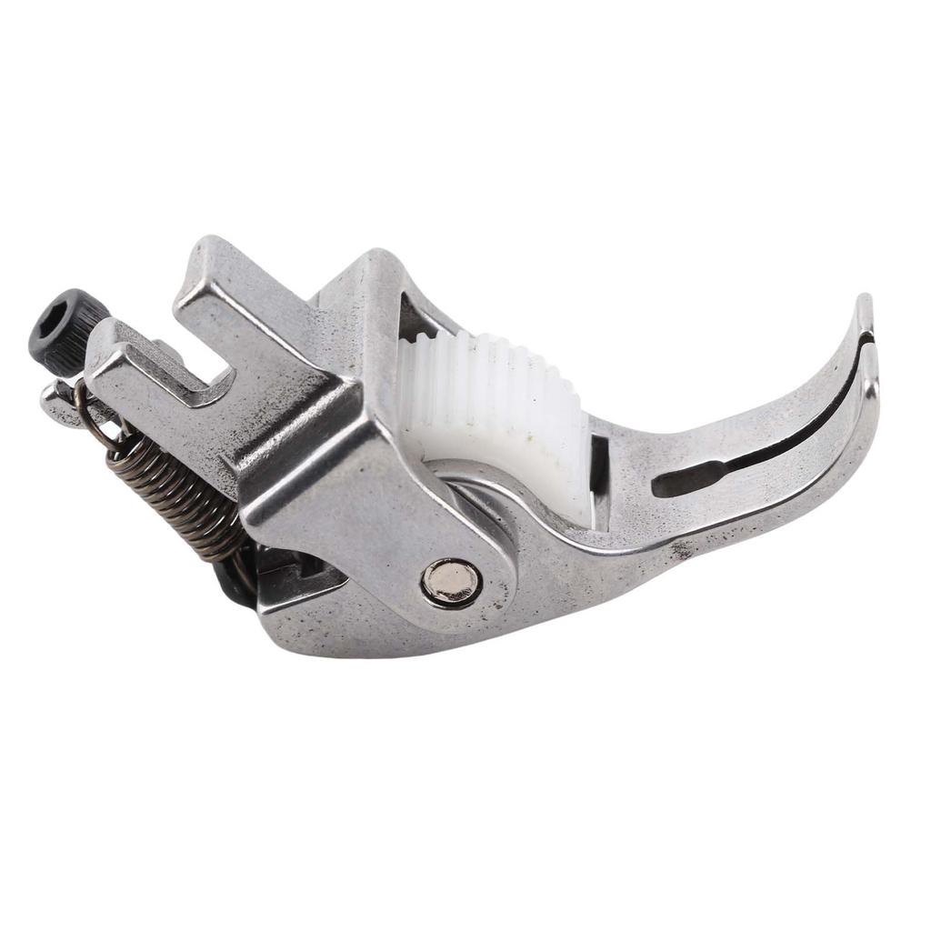 Adjustable Roller Presser Foot Sewing Machine Foot for Leather Thick Fabric Cloth