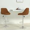 VidaXL Set of 2 Bar Stools, Pub Chair, Bistro Seat, Furniture for Dining Room Kitchen Living Room Home Interior, 335303
