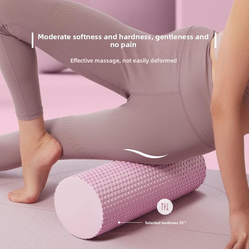 EVA Yoga Schaumstoffrolle Hohe Dichte Pilates Fitness Muskelmassage 30 cm 10 cm Durchmesser Unisex für Heim-Fitnessstudio Training Regeneration