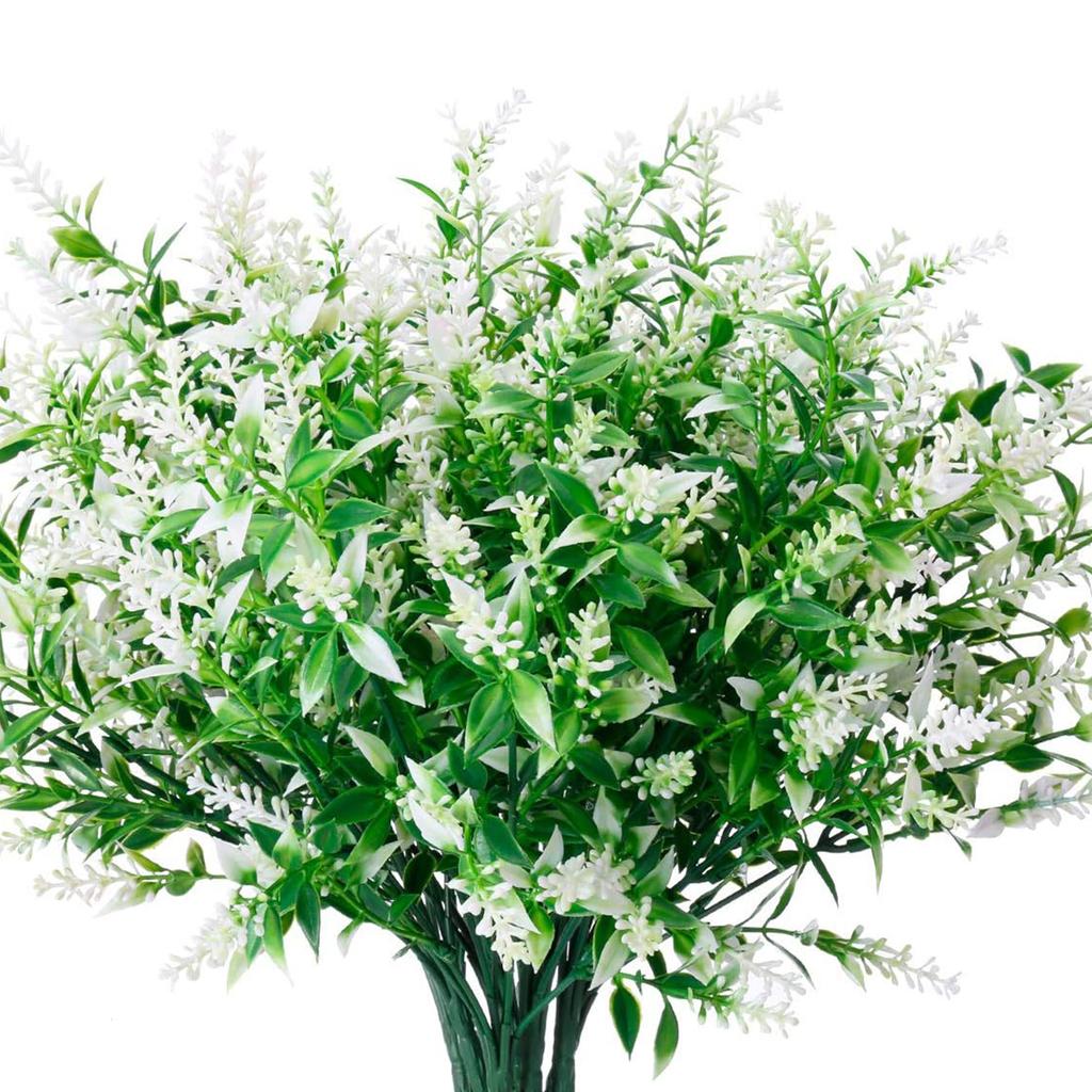 Artificial Flowers Plastic Lavender Fake Plants Grass Wedding Home Garden Table Decor DIY Gifts Photography Props Outdoor Bonsai