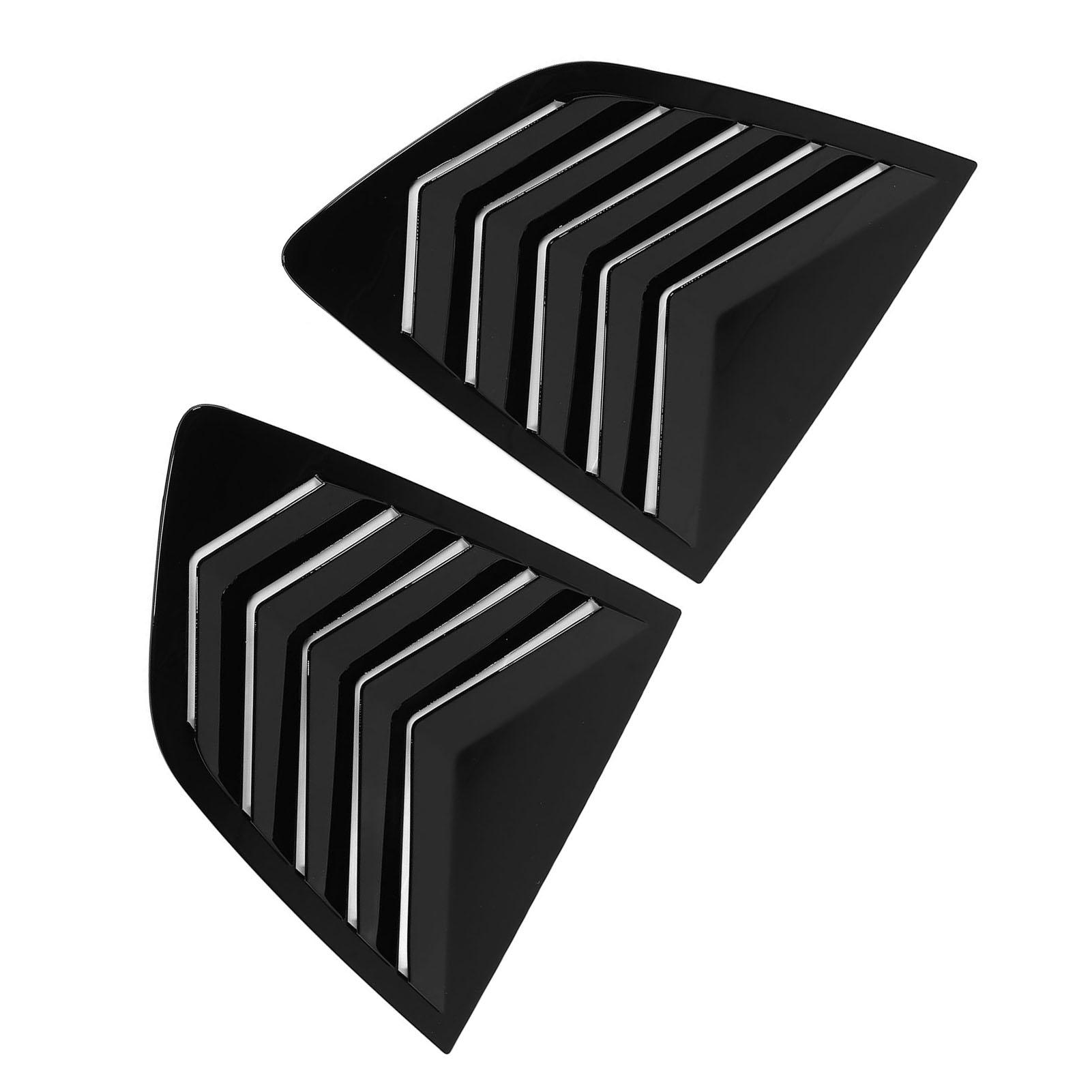 2Pcs Rear Side Window Louver Cover Fade Proof Sporty Look Rear Window   Vent Scoop Shutter Cover Blind for X3  3 G01 2018 and Later