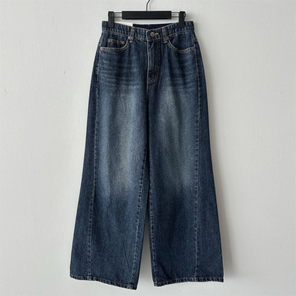 New Arrivals Open Run Women Low Rise Balloon Wide Jeans