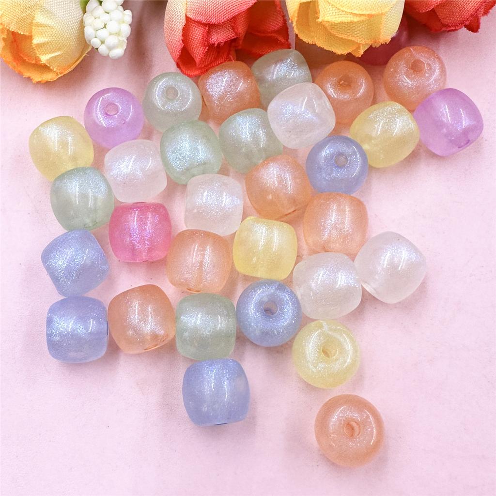 Brățări Acrilice DIY Mărgele Libere Confecționare Bijuterii 9.7*10.8mm 8 Culori Colier Cercei 100 BUC Accesorii Bijuterii Modă