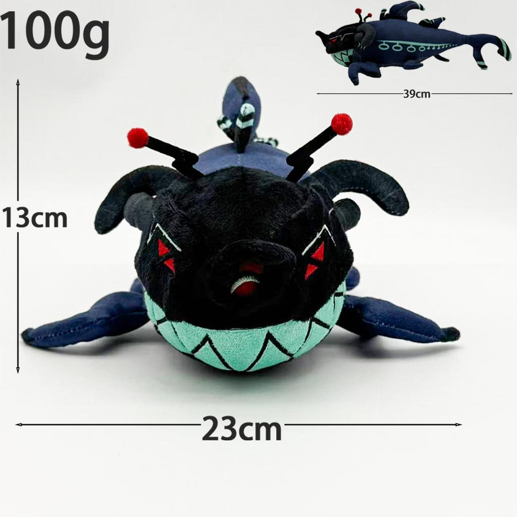 New Hazbin El Vox Val Plush Helluva Boss Blitzo Plush Doll Cute Anime Peripherals Loona Vox Shark Plushie Toy Gift For Kid