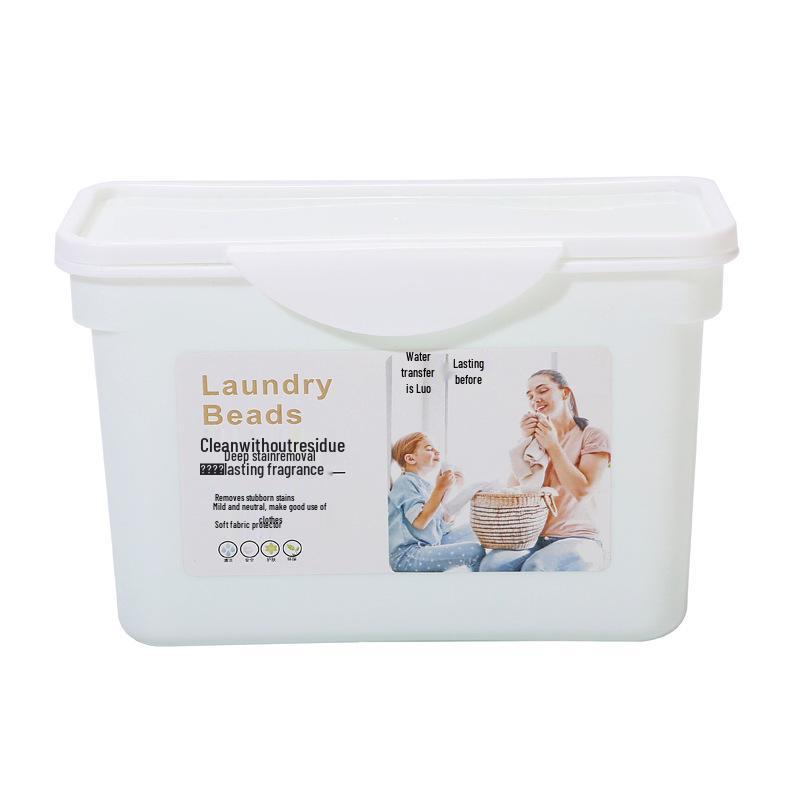 Five-in-One Laundry Pods: Long-Lasting Scent, Stain Removal, Softening, and Concentrated Detergent Beads.