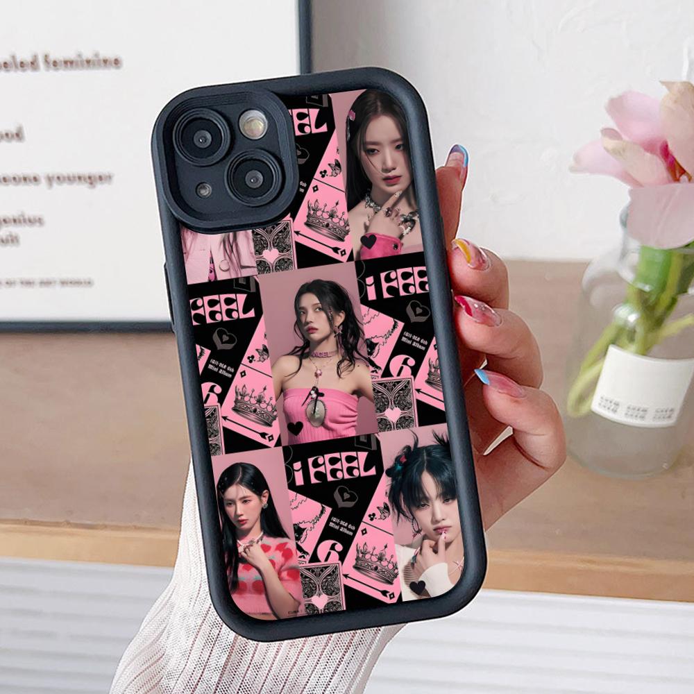 KPOP G-Gidle-S Thicken TPU Mobile Phone Case for iPhone 17 16 15 14 13 12 11 Air Pro Max Plus Colorful Cover