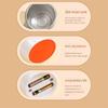 New White Brown Automatic Mixing Cup Portable Rotation Feature Automatic Stirring Coffee Cup Stainless Steel Smart Stirring Mug