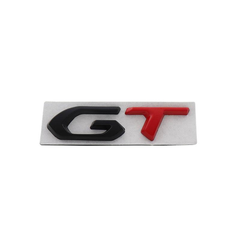 3D Premium GT for Car Hood Fender Trunk Rear Bonnet Nameplate Decal Emblem Badge Sticker