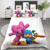 3D Fun P-Pocoyo Elly Pato Cartoon Duvet Cover,Soft Throw  Bedding Bedroom Decor for Home Bedroom Bed Cover Kids Gift