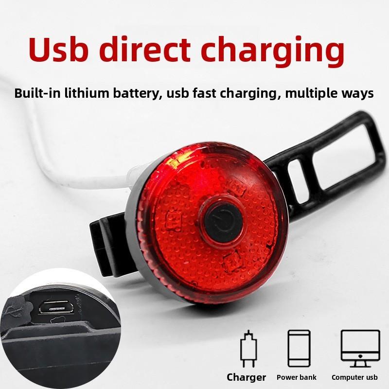 Bicycle Tail Light Usb Rechargeable For Night Riding Outdoor Adventure